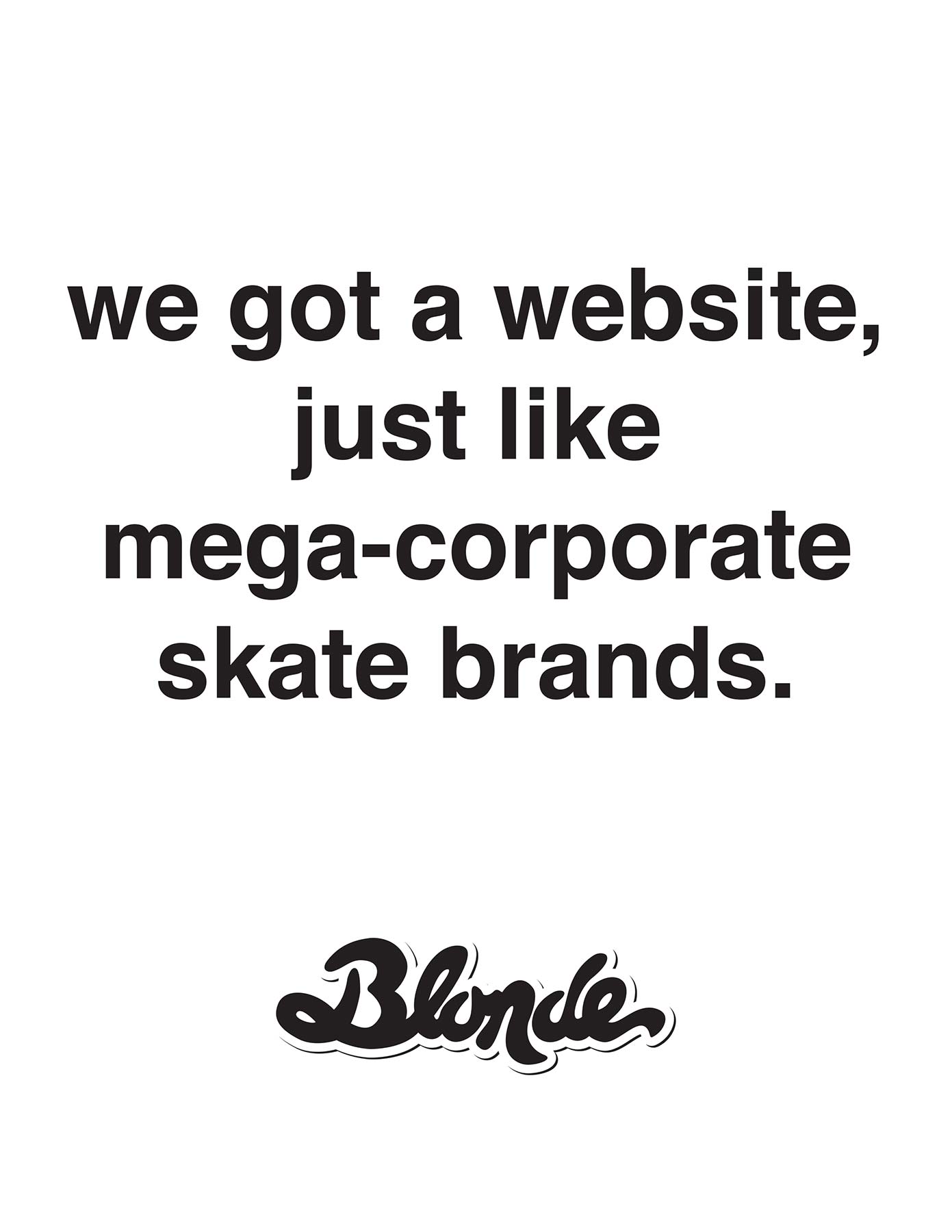 blonde skateboards